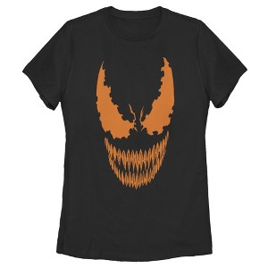 Women's Marvel Halloween Venom Scary Face Costume T-Shirt - 1 of 4