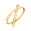 Ross-Simons 10kt Yellow Gold Crossover Ring - 3 of 4