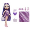 Rainbow High Swim & Style Violet Purple 11'' Doll with Shimmery Wrap to Style 10+ Ways, Removable Swimsuit, Sandals, Accessories - image 2 of 4