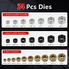 iMountek"49Pcs Thread Chaser Set - Rethreading Dies, Taps & Files for Thread Repair & Restoration Kit"Black - 2 of 4