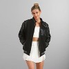Members Only Women's Oversized Varsity Jacket - 3 of 4
