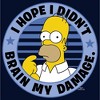 Men's The Simpsons Brain My Damage Pull Over Hoodie - 2 of 4