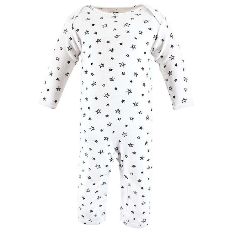 Hudson Baby Infant Boys Cotton Coveralls, Mom Dad Moon  Back, 5 of 6
