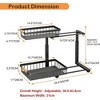 Set Of 2 Dish Drying Rack and Under Sink Organizer Rack for Kitchen - 2 of 4