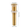 Single Hole Single Handle Bathroom Faucet Vanity Faucet Deck Mount 1 Hole or 3 Holes - 4 of 4