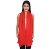 Anna-Kaci Womens Lightweight Chiffon Long Fashion Scarves Solid Color Fall Wrap Shawls - 3 of 4