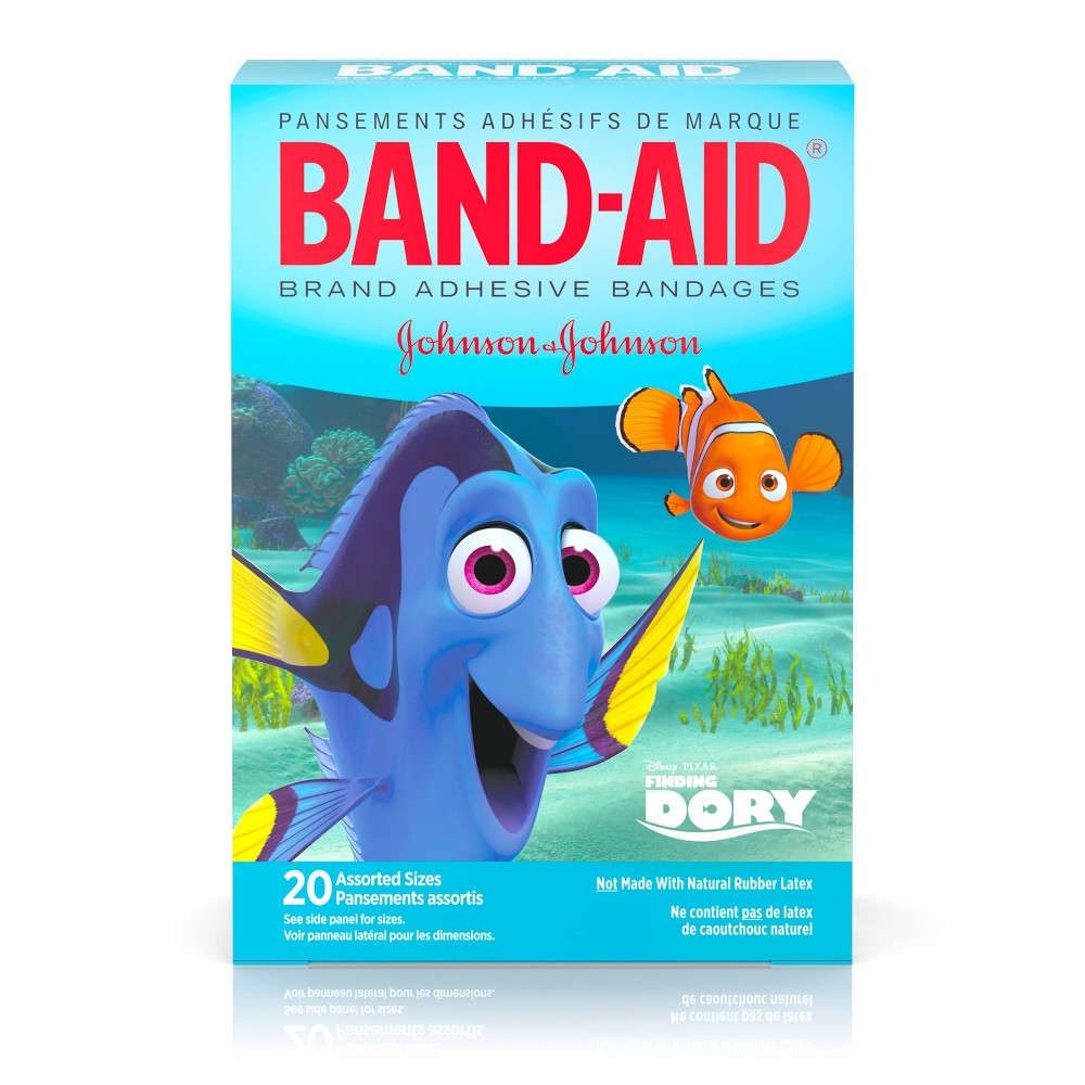 UPC 381371166626 product image for Band-Aid Decorated Finding Dory Bandages - 20ct | upcitemdb.com