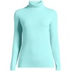 Lands' End Women's Cashmere Turtleneck Sweater - 3 of 4