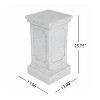 Christopher Knight Home Saphy 2 Piece Modern Patio Lightweight Concrete Plant Stand Set - 4 of 4
