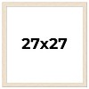 PosterPalooza | 27x27 Wide Barnwood Picture Frame, UV Acrylic, 6 Finishes - Grey, Brown, White, and Black - 2 of 4