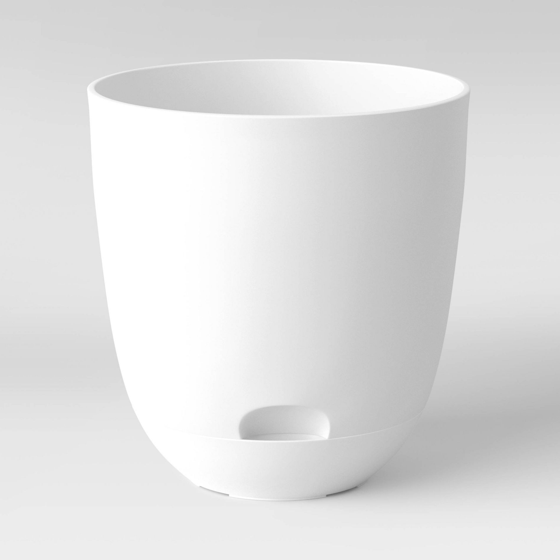 Self-Watering Plastic Indoor Outdoor Planter Pot White 20"x20" - Room Essentials™: Polypropylene, Freestanding, No Assembly Required