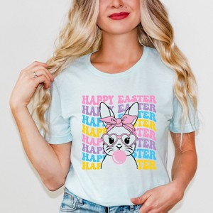 Simply Sage Market Groovy Easter Bunny Short Sleeve Tee - 1 of 4