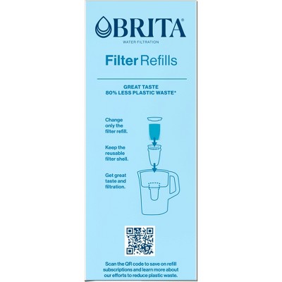 Brita Refillable Water Filter Refills 3-Pack