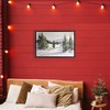 Stupell Industries Winter Forest Frosty Hills Floating Frame Canvas Art - 3 of 4