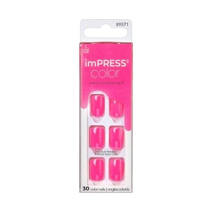imPRESS Press-On Manicure Short Square Fake Nails - Capri - 33ct - 1 of 4