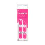 imPRESS Press-On Manicure Short Square Fake Nails - Capri - 33ct