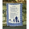 Manual Woodworkers and Weavers Father You Held Throw – 60"L x 46"W, 2-Layer Cotton Blanket, Sentimental Woven Gift for Dad - 3 of 3