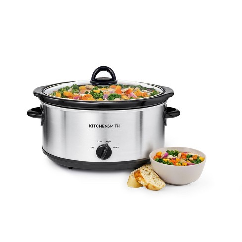 Crockpot Mytime Stainless Steel, 6 qt