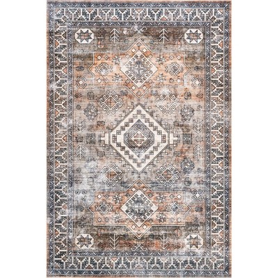 Nuloom Bowie Pet Friendly Machine Washable Pattern Area Rug