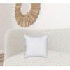 18" X 18" Blue White And Gray 100% Cotton Chevron Zippered Pillow - 2 of 4