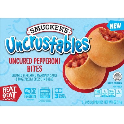Smucker's Frozen Uncrustables Uncured Pepperoni Bites - 6oz/3ct