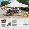 Pop Up Canopy Tent, Commercial Instant Shade Canopy Removable Sidewalls and Roller Bag, Outdoor Portable Shelter for Events, Parties, Camping - 3 of 4
