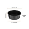 Unique Bargains Removable Loose Bottom Cheesecake Pan 2 Pcs - 2 of 4