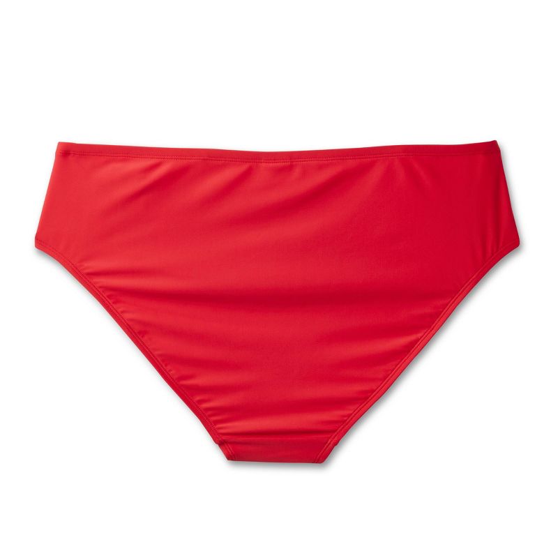 Women's Medium Coverage Bikini Bottom - Wild Fable™ Red, 6 of 7