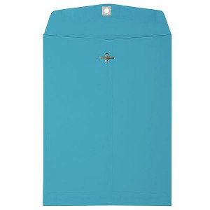 JAM PAPER 9 x 12 Colored Envelopes with Clasp Closure - Blue - 50/Pack - 1 of 1
