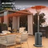 East Oak 48000 BTU Torch Patio Propane Outdoor Portable Heater Gray - 2 of 4