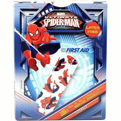 Marvel Spiderman Adhesive Bandage, ¾" x 3", 100/bx
