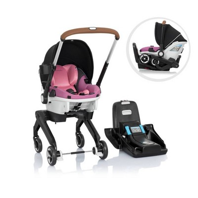 Evenflo - Brandclub - Evenflo Gold Shyft DualRide with Carryall Storage  Infant Car Seat and Stroller Combo Travel System - Opal