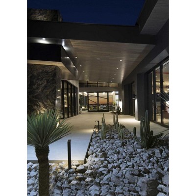 White Aluminum Dimmable LED Outdoor Wall Cylinder Light