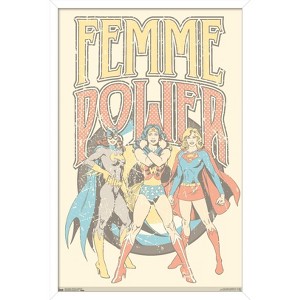 Trends International DC Comics - Women Of DC - Femme Power Framed Wall Poster Prints - 1 of 4