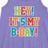 Girls' - Instant Message - Its My Bday Graphic Sleeveless Aline Dress - 2 of 4