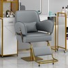 Vynxaria Elegant Barber Chair - Adjustable Salon Chair with Heavy Duty Hydraulic Pump - 2 of 4