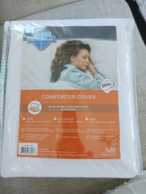 Bed Guardian 3m Scotchgard Comforter Protector (full/queen) White : Target