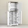 64" Tall Kitchen Pantry Cabinet with Motion Sensor Light, Spice Racks and Adjustable Shelves - 4 of 4
