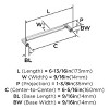 Amerock Balon Pull for Cabinets, Drawers, and Furniture - 3 of 4