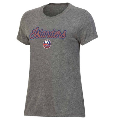 NHL New York Islanders Women's Gray Fashion T-Shirt