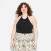 Women's High Cut Embellished Halter Bodysuit - Wild Fable™ - 2 of 4