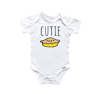 Cutie Pie Baking Onesie® Baby Boy Girl Clothes Infant Bodysuit Funny Cute Newborn GS1 - 1 of 3