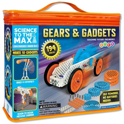 Gears & Gadgets STEM Building Kit with 194 Pieces