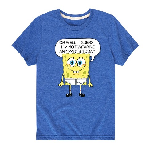 Boys' - SpongeBob SquarePants - No Pants Short Sleeve Graphic T-Shirt - image 1 of 4