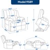 Grungis Chenille Lift Massage Chairs,Recliner Chairs with Vibration Massage and Lumbar Heating for Living Room - 3 of 4