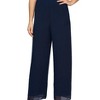 Women's Straight Leg Chiffon Pant - Alex Evenings - 2 of 3