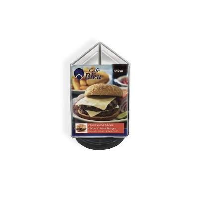 Clear Acrylic Triple-Sided Revolving Desktop Sign Holder