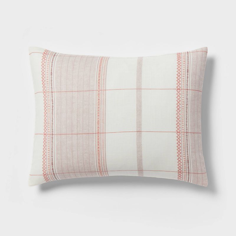 8pc Stripe Boho Comforter Set Mauve - Threshold™, 6 of 13