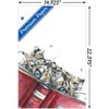 Trends International Snowtap - Snow Leopard Reading Unframed Wall Poster Prints - 3 of 4