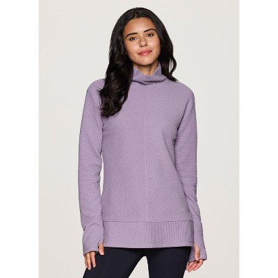 RBX Active Women's Quilted Cowl Neck Pullover Tunic